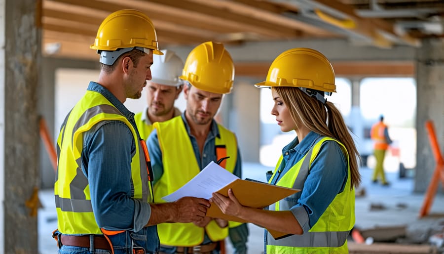 Construction safety training session focusing on THC use policy